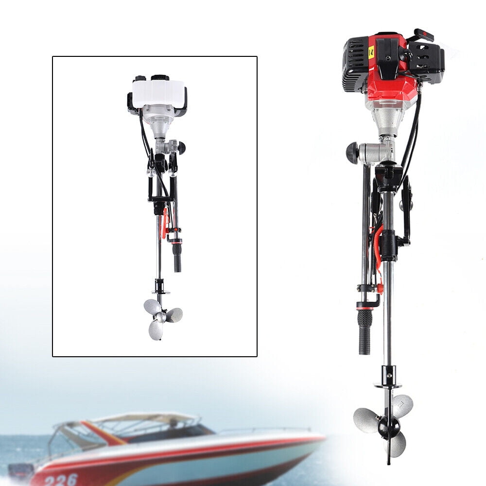 2.3 hp Gas Powered Propeller, Heavy Duty 2 Strokes, Air Cooled Outboard