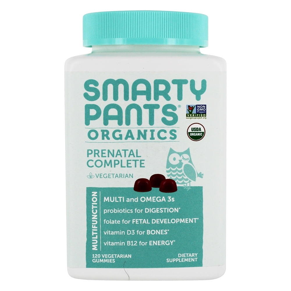 SmartyPants Organics Prenatal Complete Multivitamin 120 Vegetarian