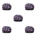 thumbnail image 2 of Gorro de dormir Minnieouse para mujer gorros de pelo de ducha de doble altura a prueba de aceite multicolor, 2 of 4