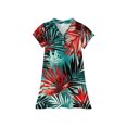 thumbnail image 5 of CCRFTGI Polo Dress for Kids Girls Size 7 Back To School Short Sleeve Uniform Cute Hawaiian Tropic Pleated Flare Skater Polo Dresses Summer Button-Down Collar Pique Polo Dress Army Green 3-4 Years, 5 of 5