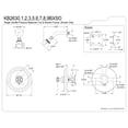 thumbnail image 3 of Kingston Brass KB2636BXSO Metropolitan Single-Handle Pressure Balanced Shower Faucet in Polished Nickel, 3 of 5