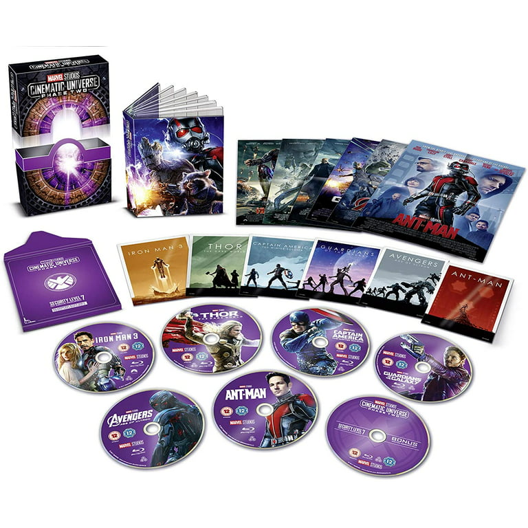 Marvel Cinematic Universe Phase 1-3 Complete Collection (Blu-ray 