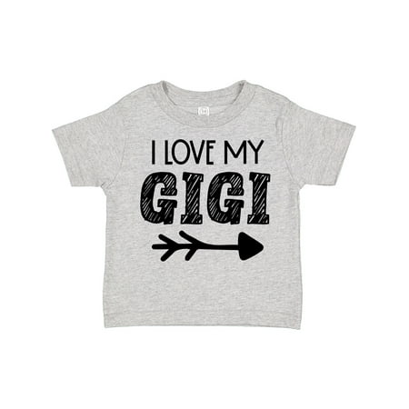 

Inktastic I Love My Gigi with Arrow Gift Toddler Boy or Toddler Girl T-Shirt