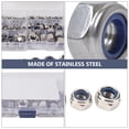 thumbnail image 4 of 185pcs Stainless Steel Hex Screw Nut Set Socket Head Screws Nylon Lock Nuts, 4 of 8