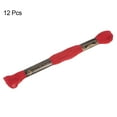 thumbnail image 3 of Uxcell 12 Skeins Embroidery Floss 8m Each Long Fiber Cotton Cross Stitch Thread Red, 3 of 6