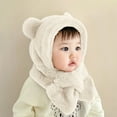 thumbnail image 2 of Baby Winter Hat Scarf Sets Soft Knitted Skull Cap Warm Hat for Kids Newborn Hats for Baby Girls Baby Girl Newborn Essentials, 2 of 5