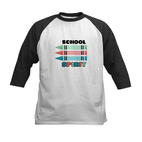 CafePress - School Spirit Baseball Jersey - Kids Cotton Baseball Jersey, 3/4 Sleeve Shirt