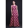 thumbnail image 4 of Bimba Floral Printed Women Sleeveless Gown Chic Style Long MaxiÂ&nbsp;Dress-XXX-Large, 4 of 5