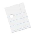 thumbnail image 1 of Pacon Corporation PAC2402 Composition Paper- 3HP- .38in. Ruling- 8-.50in.x11in.- 500-RM- White, 1 of 1