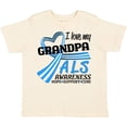 thumbnail image 3 of Inktastic I Love My Grandpa ALS Awareness Support, Care, Cure Boys or Girls Toddler T-Shirt, 3 of 5