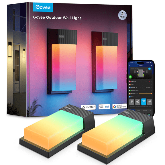 Govee Outdoor Wall Light 2 pack