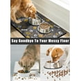 thumbnail image 4 of Dog Food Mat Absorbent Pet Feeding Mats Drying Mat for Food and Water Dog Accessories Pet Supplies 20''''x12'''', 4 of 6