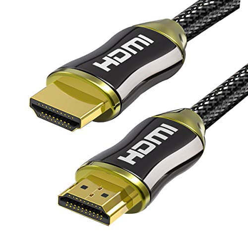 Polok 4k Hdmi Cable 6ft Prime Hdr Hdmi Cable 4k 2 0b Hdmi Cord Braided 18gbps High Speed Certified Ethernet 4k Ultra Hd 3d Hdcp2 2 Audio Return Arc Cec For Hdtv Pc 4k Fire Tv Gaming Ps4 Monitor Walmart Com