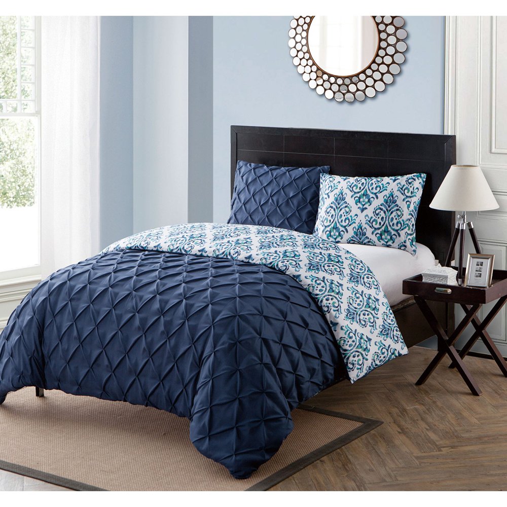 Heather Reversible 3 Piece Duvet Cover Set by VCNY