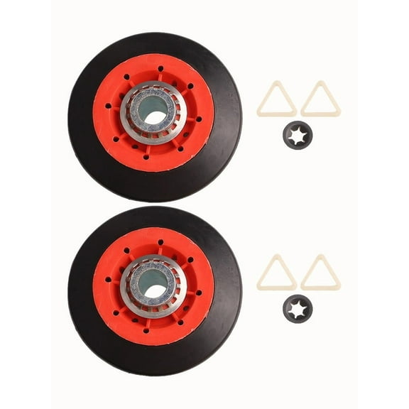 KDJ 2PC 8536974 Dryer Drum Support Roller Kit for Kenmore Dryer Replaces 8536973 - for Home Decor