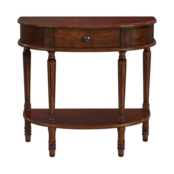 Butler Specialty Company Mozart Handmade Demilune Console Table - Cherry Brown