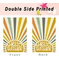 thumbnail image 5 of Hello Sunshine Summer Garden Flag 12.5x18 Double Sided for Outside, Colorful Sunshine Seasonal Yard Flag Outdoor Farmhouse Decoration 14-12, 5 of 6