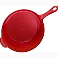 thumbnail image 2 of STAUB Cast Iron Pan with Lid, Staub Cast Iron Daily Pan, Dutch Oven, 2.9-quart, serves 2-3, Made in France, Cherry, 2 of 2