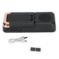thumbnail image 1 of Soporte para teléfono móvil Altavoz Bluetooth Soporte para teléfono con Altavoz Bluetooth portátil Plegable de Alta PotenciaNegro, 1 of 5