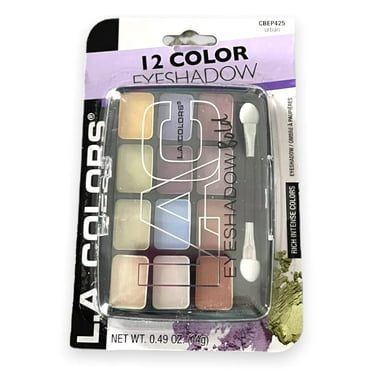 L.A. COLORS 10 Color Eyeshadow Palette, Glam, Matte Makeup Shades, 0.56 ...