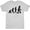 Gray, variant on The Big Bang Theory Robot Evolution Adult T-shirt