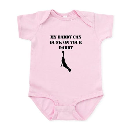 

CafePress - My Daddy Can Dunk On Your Daddy Body Suit - Baby Light Bodysuit Size Newborn - 24 Months