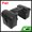 Black, variant on Unique Bargains Pair Motorcycle Saddlebag Side Bags Cycling Luggage Bag Quick Release Buckles Dark Brown