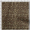 thumbnail image 4 of Soimoi Animal Skin Printed, Japan Crepe Satinfabric By The Yard - 54 Inch Widedecorative Sewing Fabric For Dresses, Kimonos, Gowns - Brown, 4 of 5