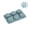 Blue, variant on 2Pcs Daisy Shaped Ice Cube Tray with Lid for and Drinks, Flexible Silicone for Easy Release, Stackable Storage Ice Mold for Bourbon
