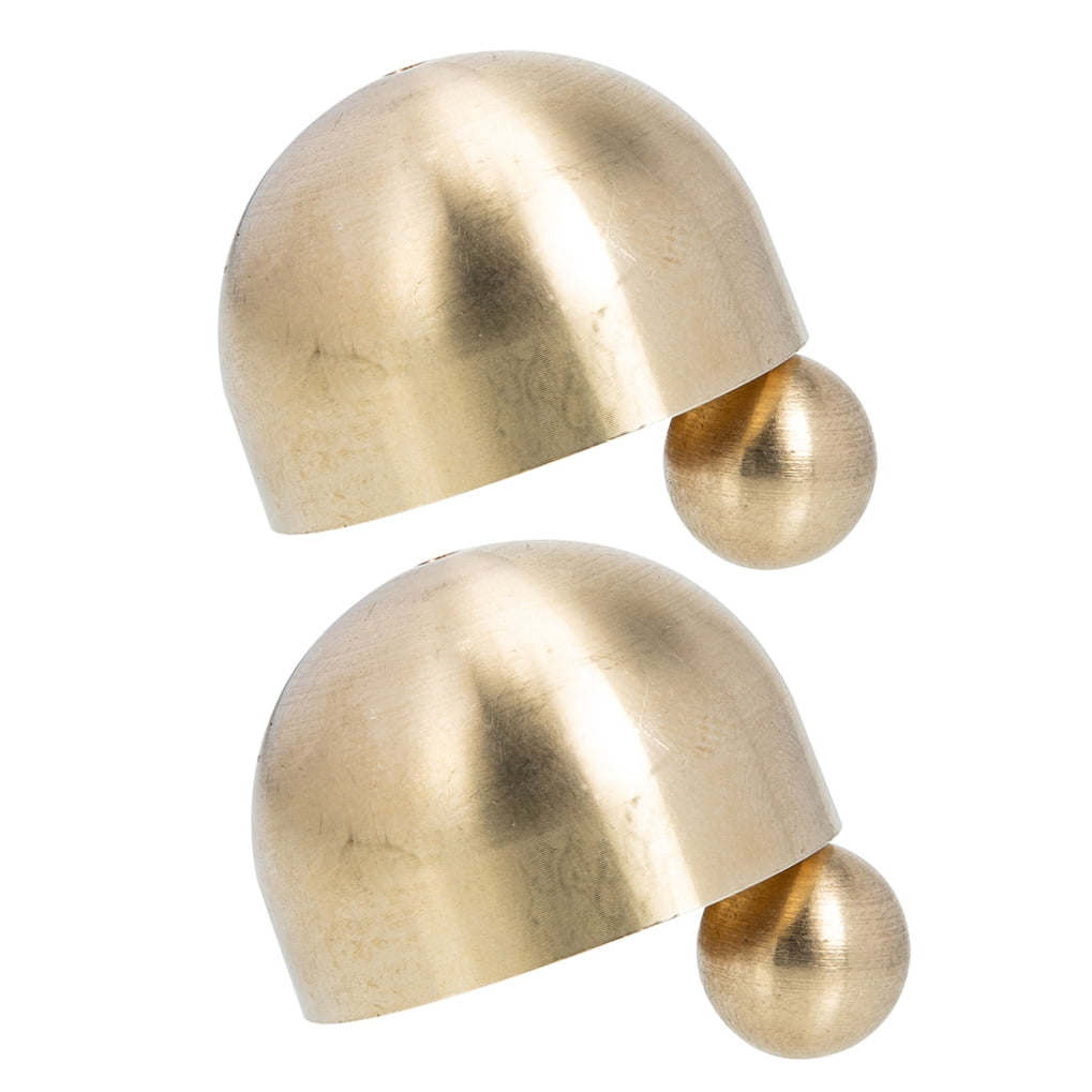 EXHUMKY 2-Pack Metal Door Bells with Trigger, Shopkeeper Style, Easy to Install for Home, Office, and Store Use