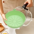 thumbnail image 4 of unbranded 3Ud Tapetes De Silicona Reutilizables Para Freidora De Aire Evitan Que Se Pegue Comida, 4 of 8