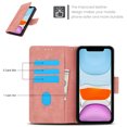 thumbnail image 7 of for iPhone 13 Pro Wallet case with RFID Blocking Credit Card Holder,Flip PU Leather Emboss Butterfly Flower Shockproof Protective Cover Women Men for iPhone 13 Pro Phone case,Pink, 7 of 7