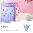 thumbnail image 6 of Raindrops Rectangular File Folder Set with Transparent Interior, Document Organizer for Office, Home, School, and Everyday Use, 6 of 8