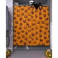 thumbnail image 3 of Halloween Shower Curtain Set ，Waterproof Fabric Shower Curtains Ghost Pumpkins Horror Expression Shower Curtains for Bathroom,Bathroom Decor 60"x72", 3 of 6