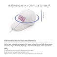 thumbnail image 6 of ACCEHUT Patriotic MAGA Baseball Hat, Cotton Embroidery, Adjustable, White, 6 of 6