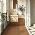 thumbnail image 5 of 10Pcs Medium Oak Starburst Parquet Peel and Stick Floor Tiles,12x12 In 10 Sq.Ft,Self-Adhesive Waterproof Vinyl Flooring,Scratch Resistant for Entryway,Living Room ,Kitchen,Bedroom, 5 of 8