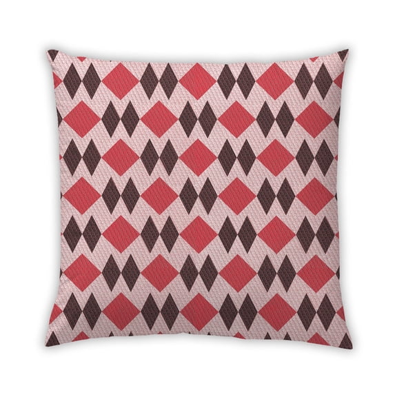 Ahgly Company Outdoor Square Contemporary Throw Pillow, 18 inch by 18 inch