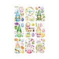thumbnail image 2 of Meggemo 9 Pieces Set Easter Window Static Cling Stickers Door Wall Decor for Easter Home Window Party Indoor Wall Glass Creative Display, 2 of 6