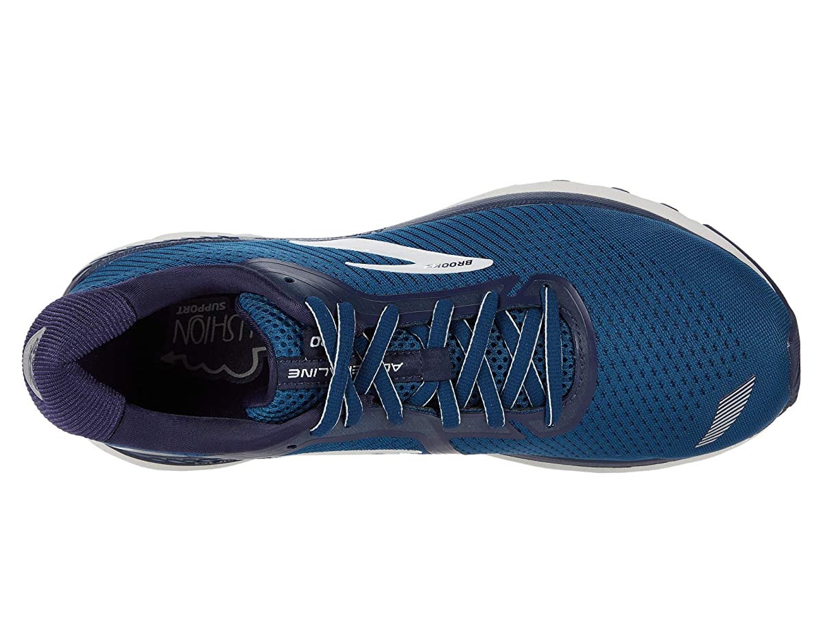 Brooks Men's Adrenaline GTS 20 Running Shoes, Poseidon/Peacoat/Grey, 8 D(M) US - image 3 of 5