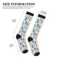 thumbnail image 2 of Lsque Cartoon Poodle Dog Pattern Sport Compression Socks for Men & Women 15-20 mmHg Knee High Nurse Pregnant Running Medical and Travel Athletic, 2 of 6