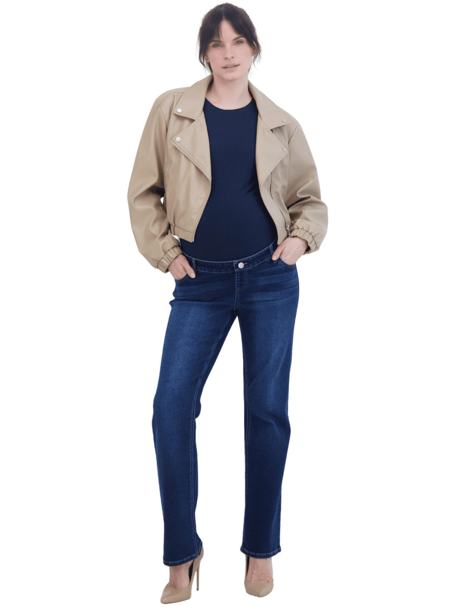 Time and Tru Maternity Bootcut Jean, Sizes S-XXL