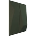 thumbnail image 2 of Ekena Millwork 11 7/8"W x 11 7/8"H Locke EnduraWall Decorative 3D Wall Panel, UltraCover Satin Hunt Club Green (Covers 0.98 Sq. Ft.), 2 of 6
