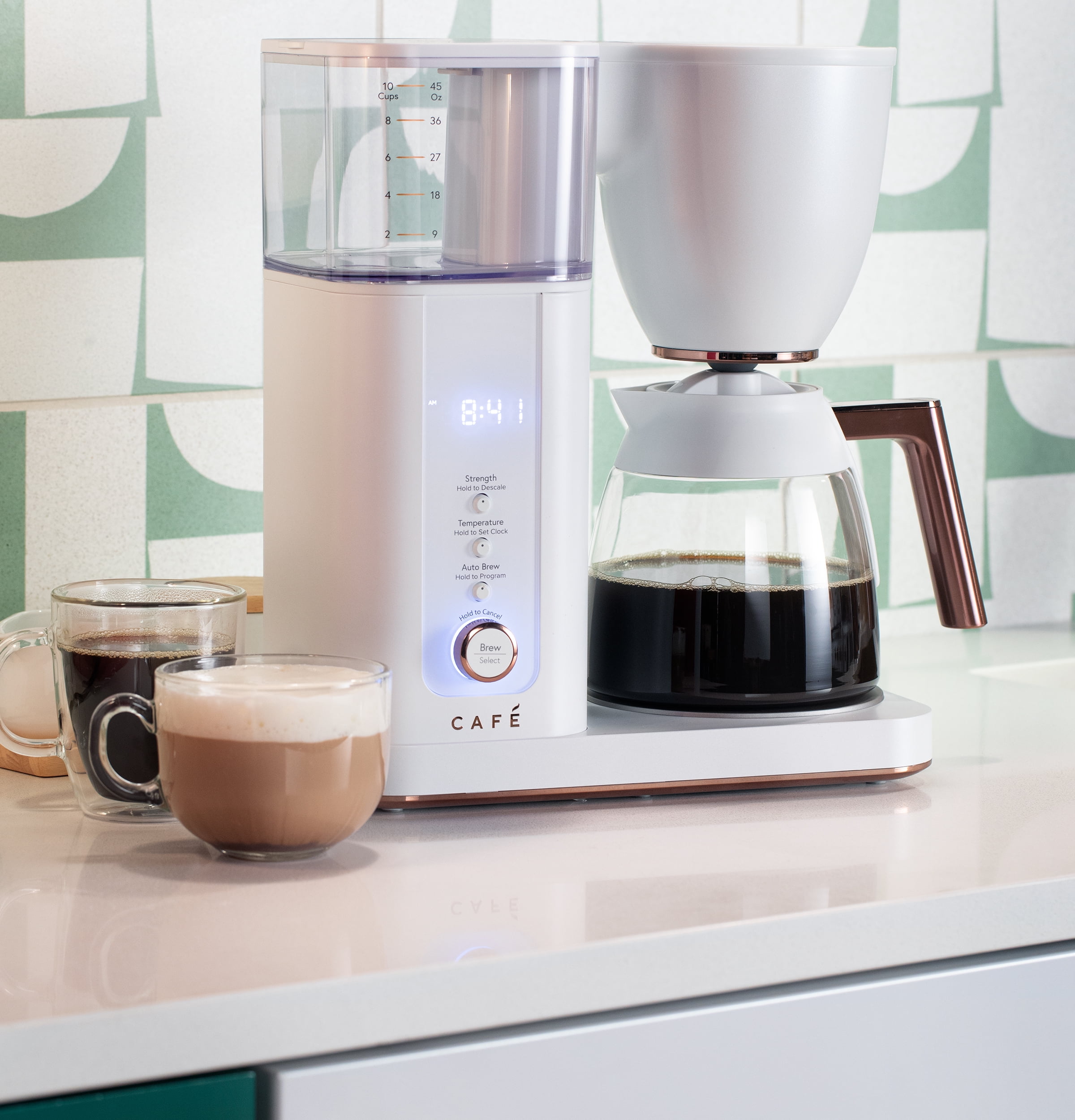 Cafe 10-Cup WiFi Enabled Drip Coffee Maker, SCA Certified Cafe 10-Cup WiFi Enabled Drip Coffee Maker, SCA Certified