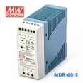 thumbnail image 2 of Mean Well MDR-60-5 Single Output Industrial Power Supply 60W 5V - DIN Rail, 2 of 5
