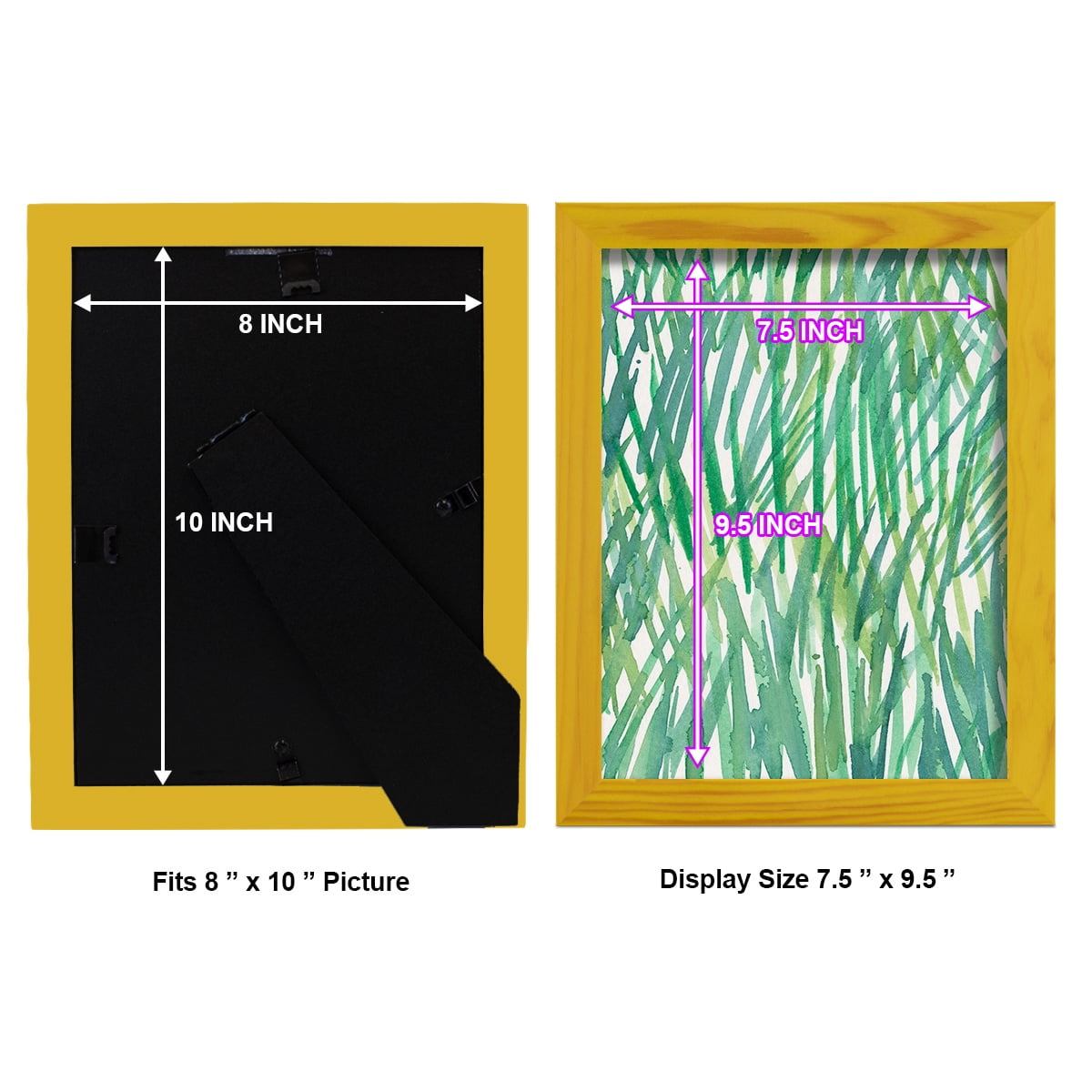 Just Grass I - Framed Print w/glass - Sunflower Yellow