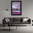 thumbnail image 3 of Don Paulson 17x24 Black Modern Wood Framed Wall Art Titled - AK, Alsek River and Fairweather Range at sunset, 3 of 6