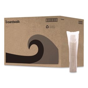 Boardwalk Disposable 8 oz Paper Hot Cups, 20 Cups/Sleeve, 50 Sleeves/Carton