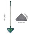 thumbnail image 3 of Vacemry Under $5 Extendable Window Cleaner, Telescoping Ceiling Wall Roof Dust Mop with Soft Microfiber Pad, Adjustable Pole for High Reach Glass Tile Surface Cleaning Tool, 3 of 6