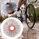thumbnail image 3 of Piñón de cassette de bicicleta de bicicleta 11-23 / 25/28/30/34 8 velocidades 11-28T Sharpla Rueda libre de casete de bicicleta, 3 of 8