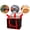 black and red, variant on Haimei Styrofoam Cooler Food Delivery Bag, Insulated Grocery Bags Insulated Cooler Bag for Hot or Cold Food Delivery, Groceries, Travel, Shopping